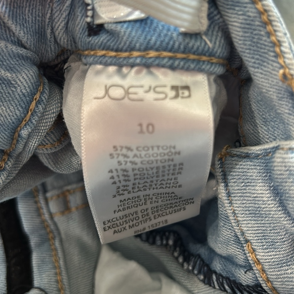 Joe’s Jeans Girls Straight Leg Size 10 - Picture 4 of 9